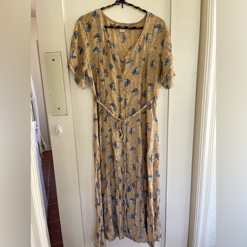 Vintage 90s rayon summer dress
